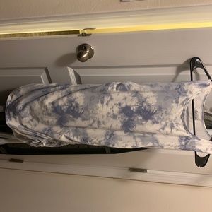 adjustable tye dye hollister dress